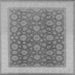 Square Oriental Gray Traditional Rug, urb507gry