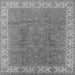 Square Oriental Gray Traditional Rug, urb508gry