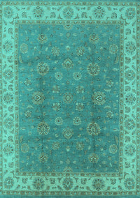 Oriental Turquoise Traditional Rug, urb508turq