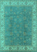 Oriental Turquoise Traditional Rug, urb508turq