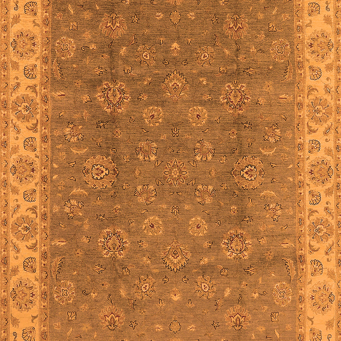 Machine Washable Oriental Orange Traditional Area Rugs, wshurb508org