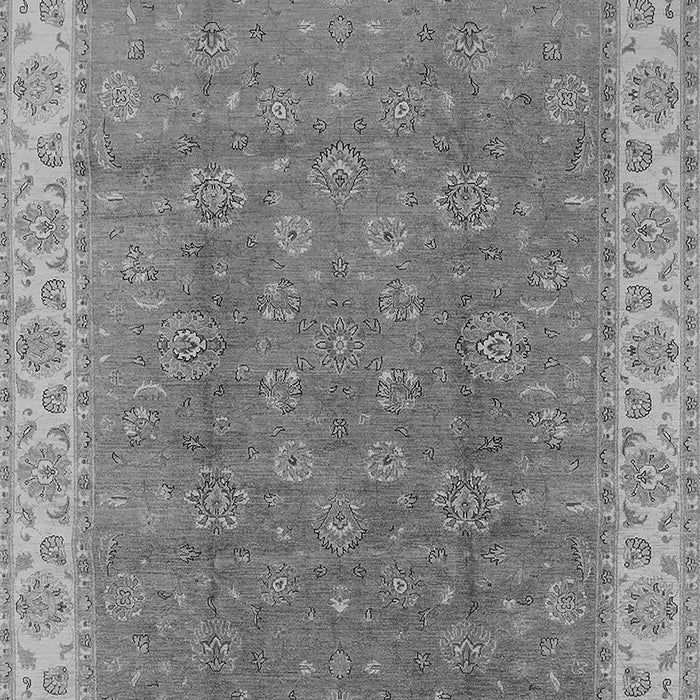 Machine Washable Oriental Gray Traditional Rug, wshurb508gry