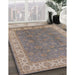 Machine Washable Industrial Modern Puce Purple Rug in a Family Room, wshurb508