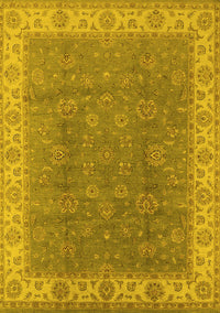 Oriental Yellow Traditional Rug, urb508yw