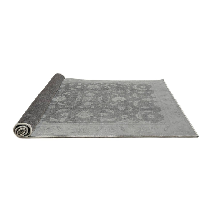 Sideview of Oriental Gray Industrial Rug, urb509gry