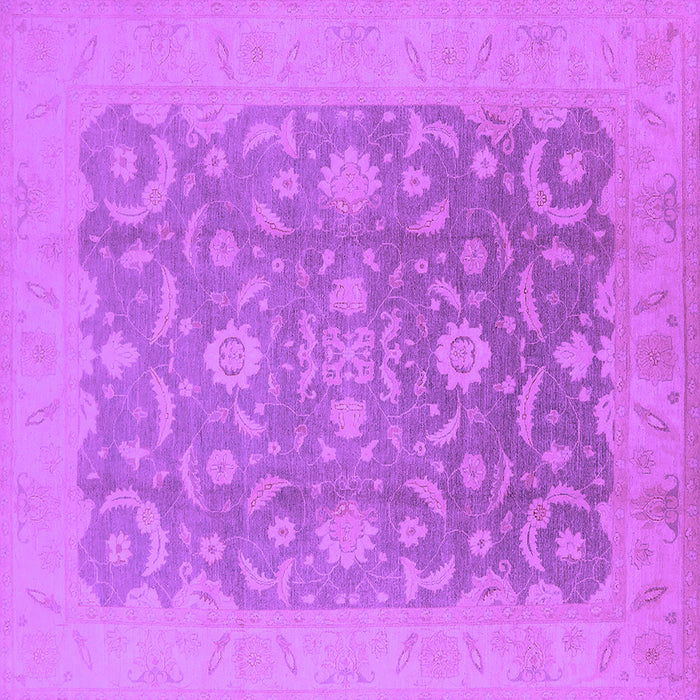 Square Oriental Purple Industrial Rug, urb509pur