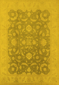 Oriental Yellow Industrial Rug, urb509yw