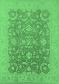 Oriental Emerald Green Industrial Rug, urb509emgrn