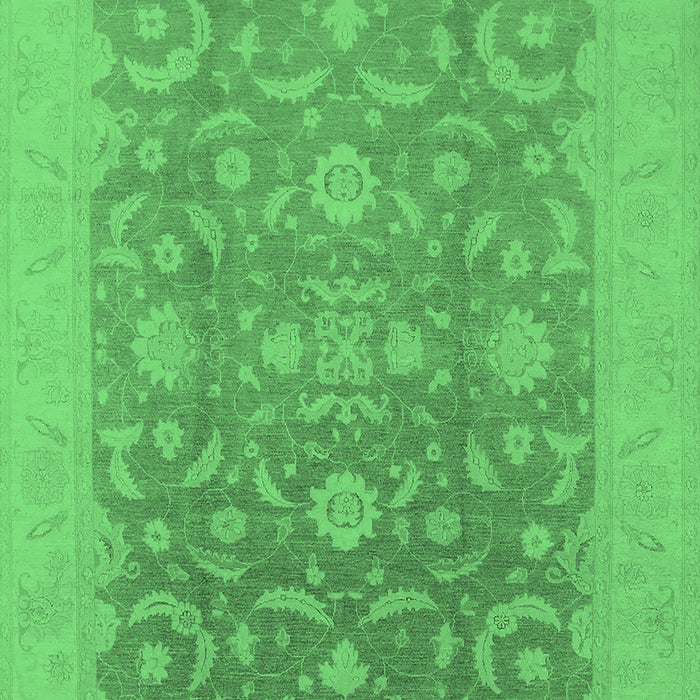 Oriental Emerald Green Industrial Rug, urb509emgrn