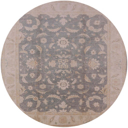 Round Machine Washable Industrial Modern Rose Dust Purple Rug, wshurb509