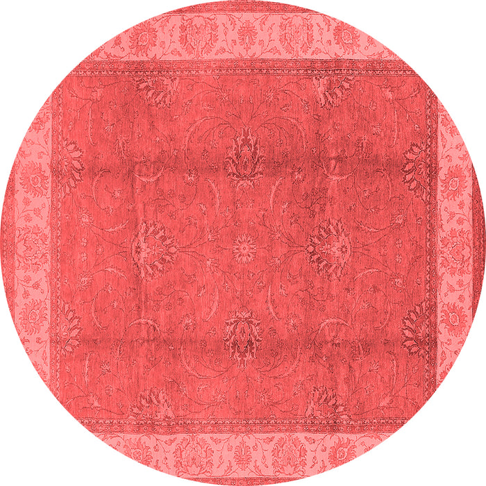 Machine Washable Oriental Red Traditional Rug, wshurb510red