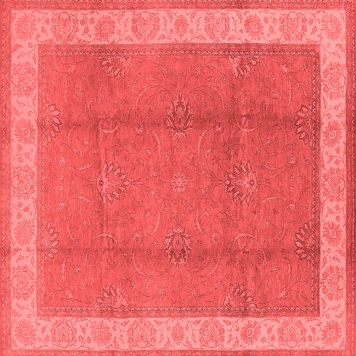 Machine Washable Oriental Red Traditional Rug, wshurb510red