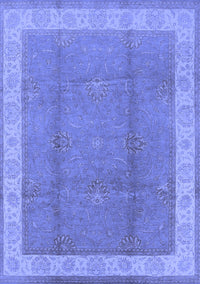 Oriental Blue Traditional Rug, urb510blu