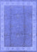 Oriental Blue Traditional Rug, urb510blu