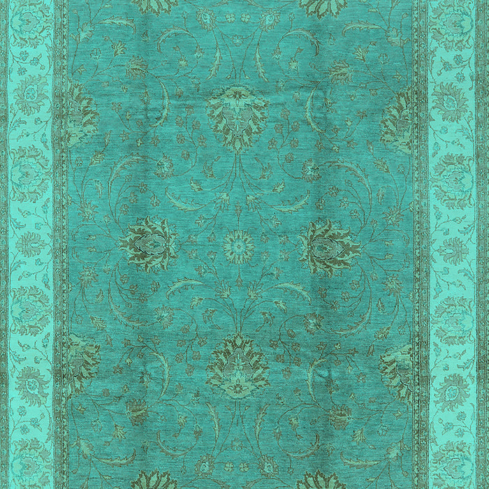 Oriental Turquoise Traditional Rug, urb510turq
