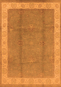 Oriental Orange Traditional Rug, urb510org