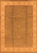 Oriental Orange Traditional Rug, urb510org