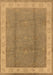 Oriental Brown Traditional Rug, urb510brn