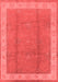 Oriental Red Traditional Area Rugs