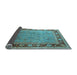 Sideview of Oriental Light Blue Industrial Rug, urb511lblu