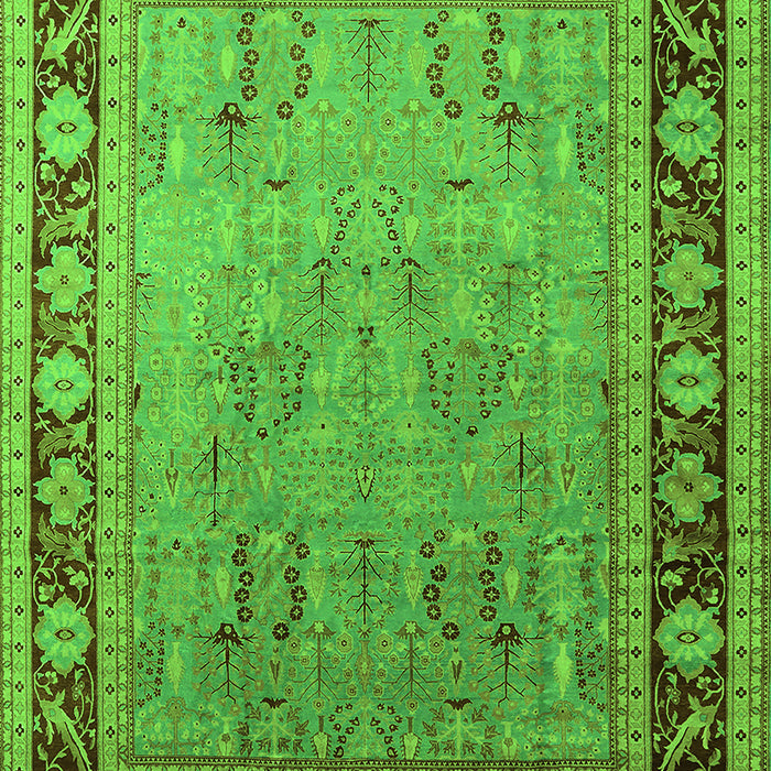 Oriental Green Industrial Rug, urb511grn