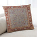Lifestyle Image of Mid-Century Modern Urban Square Mahogany Brown Throw Pillow, 18 inch by 18 inch, pwurb511
