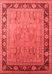 Oriental Red Industrial Rug, urb511red