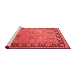 Industrial Red Washable Rugs