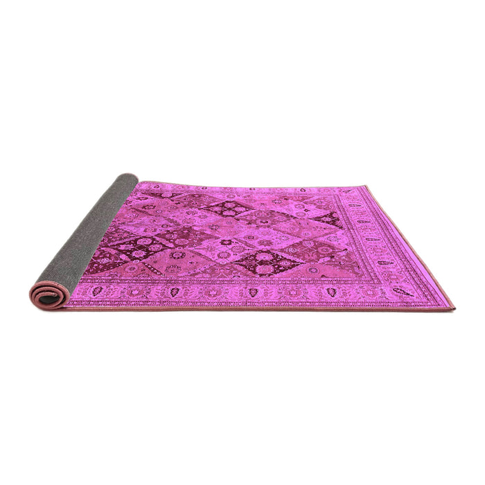 Sideview of Oriental Purple Industrial Rug, urb512pur