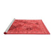 Industrial Red Washable Rugs