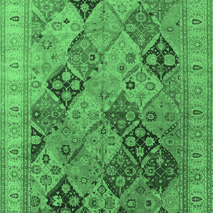 Oriental Emerald Green Industrial Rug, urb512emgrn