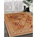 Machine Washable Industrial Modern Orange Rug in a Family Room, wshurb512