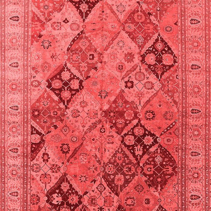 Oriental Red Industrial Area Rugs