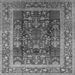 Square Oriental Gray Traditional Rug, urb513gry