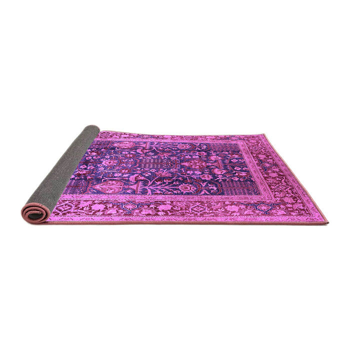 Sideview of Oriental Purple Traditional Rug, urb513pur
