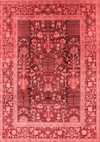 Oriental Red Traditional Rug, urb513red