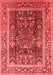 Oriental Red Traditional Area Rugs