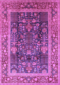 Oriental Purple Traditional Rug, urb513pur