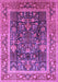 Oriental Purple Traditional Rug, urb513pur