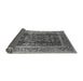 Sideview of Oriental Gray Traditional Rug, urb513gry