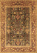 Oriental Brown Traditional Rug, urb513brn