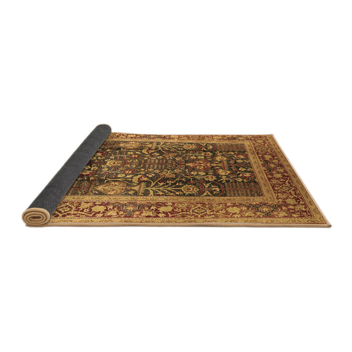 Sideview of Oriental Brown Traditional Rug, urb513brn