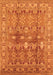 Oriental Orange Traditional Rug, urb514org