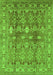 Oriental Green Traditional Rug, urb514grn