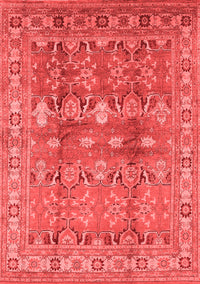 Oriental Red Traditional Rug, urb514red