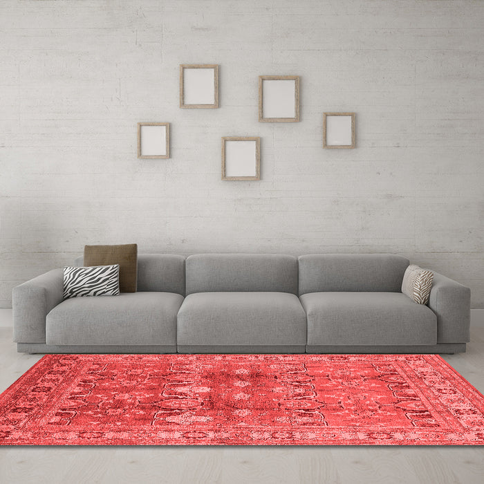 Traditional Red Washable Rugs