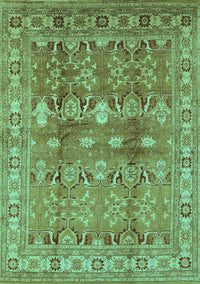 Oriental Turquoise Traditional Rug, urb514turq