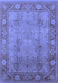 Oriental Blue Traditional Rug, urb515blu