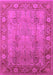 Oriental Pink Traditional Rug, urb515pnk