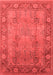 Oriental Red Traditional Area Rugs